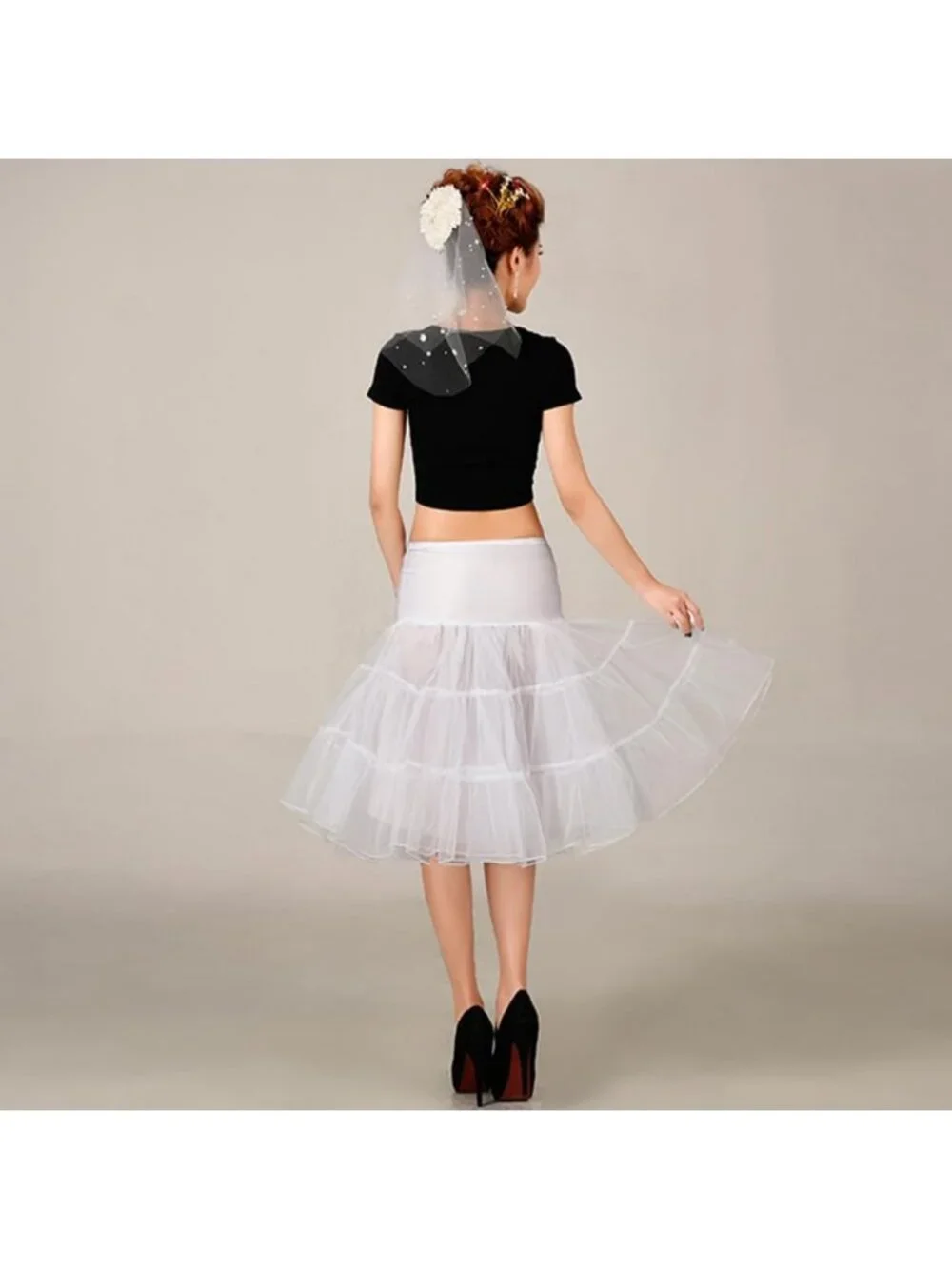 Vintage 50s Style Petticoat Half Slip Tutu Underskirt Crinoline Rockabilly 25.59